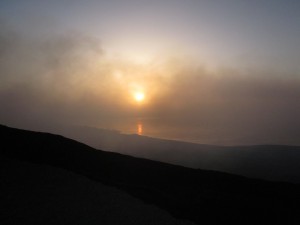 Sonnenaufgang am Ätna, 3000 m